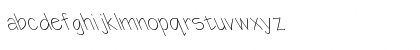 Download FZ HAND 1 LEFTY Normal Font Lowercase Preview
