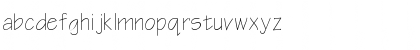 Download FZ HAND 1 Normal Font Lowercase Preview