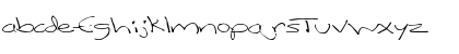 Download FZ HAND 12 EX Normal Font Lowercase Preview