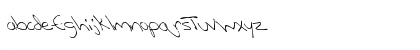 Download FZ HAND 12 LEFTY Normal Font Lowercase Preview