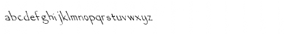 Download FZ HAND 16 LEFTY Normal Font Lowercase Preview
