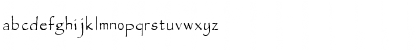 Download FZ HAND 16 Normal Font Lowercase Preview