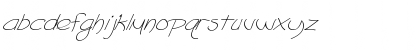 Download FZ HAND 18 ITALIC Normal Font Lowercase Preview