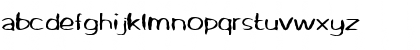 Download FZ HAND 2 MANGLED Normal Font Lowercase Preview