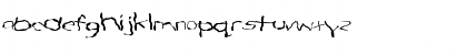 Download FZ HAND 22 WAVEY EX Normal Font Lowercase Preview