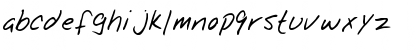 Download FZ HAND 25 Normal Font Lowercase Preview