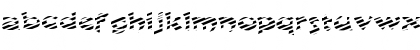 Download FZ JAZZY 11 STRIPED EX Normal Font Lowercase Preview