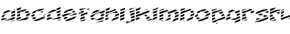 Download FZ JAZZY 12 STRIPED EX Normal Font Lowercase Preview