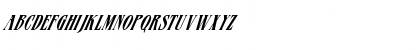 Download FZ JAZZY 23 ITALIC Normal Font Lowercase Preview