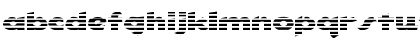 Download FZ JAZZY 32 STRIPED EX Normal Font Lowercase Preview