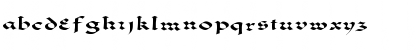 Download FZ JAZZY 33 EX Normal Font Lowercase Preview
