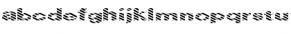 Download FZ JAZZY 36 STRIPED EX Normal Font Lowercase Preview