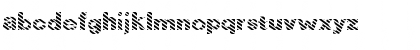 Download FZ JAZZY 36 STRIPED Normal Font Lowercase Preview
