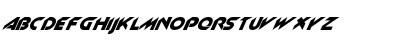 Download FZ JAZZY 4 ITALIC Normal Font Lowercase Preview