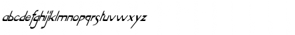 Download FZ JAZZY 45 ITALIC Normal Font Lowercase Preview
