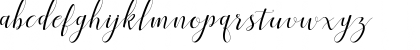 Download Menttion Script Regular Font Lowercase Preview