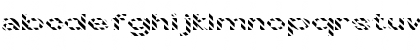 Download FZ JAZZY 7 STRIPED EX Normal Font Lowercase Preview