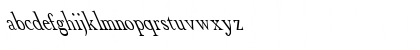 Download FZ ROMAN 15 LEFTY Normal Font Lowercase Preview