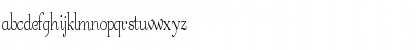 Download FZ ROMAN 16 COND Normal Font Lowercase Preview