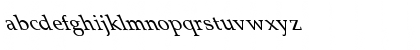 Download FZ ROMAN 21 LEFTY Normal Font Lowercase Preview