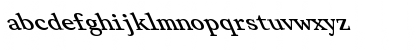 Download FZ ROMAN 28 LEFTY Normal Font Lowercase Preview