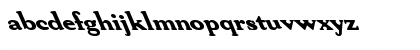Download FZ ROMAN 30 LEFTY Normal Font Lowercase Preview