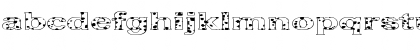 Download FZ ROMAN 37 SPOTTED EX Normal Font Lowercase Preview