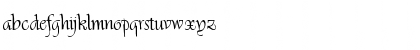 Download FZ SCRIPT 26 LEFTY Normal Font Lowercase Preview