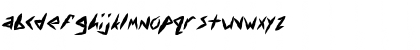 Download FZ UNIQUE 17 MANGLED Normal Font Lowercase Preview