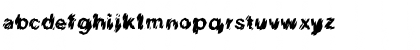 Download FZ UNIQUE 20 MANGLED Normal Font Lowercase Preview