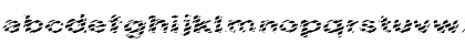 Download FZ UNIQUE 20 STRIPED EX Normal Font Lowercase Preview
