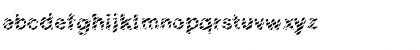 Download FZ UNIQUE 20 STRIPED Normal Font Lowercase Preview