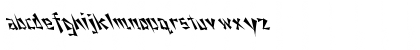 Download FZ UNIQUE 21 LEFTY Normal Font Lowercase Preview