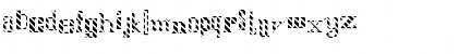 Download FZ UNIQUE 24 STRIPED Normal Font Lowercase Preview