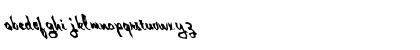Download FZ WACKY 1 LEFTY Normal Font Lowercase Preview