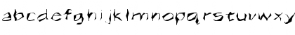 Download FZ WACKY 14 EX Normal Font Lowercase Preview
