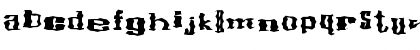 Download FZ WACKY 16 EX Normal Font Lowercase Preview