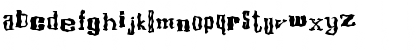Download FZ WACKY 16 Normal Font Lowercase Preview