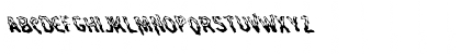 Download FZ WACKY 26 LEFTY Normal Font Lowercase Preview
