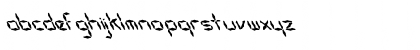Download FZ WACKY 32 LEFTY Normal Font Lowercase Preview