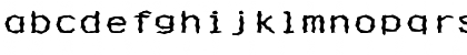 Download FZ WACKY 36 EX Normal Font Lowercase Preview