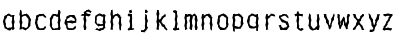 Download FZ WACKY 36 Normal Font Lowercase Preview