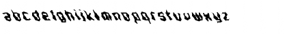 Download FZ WACKY 37 LEFTY Normal Font Lowercase Preview