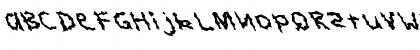 Download FZ WACKY 4 LEFTY Normal Font Lowercase Preview