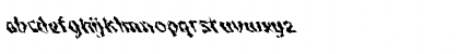 Download FZ WACKY 49 LEFTY Normal Font Lowercase Preview