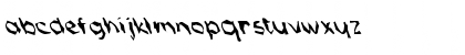 Download FZ WACKY 56 LEFTY Normal Font Lowercase Preview