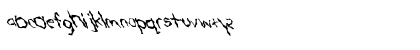 Download FZ WACKY 57 LEFTY Normal Font Lowercase Preview
