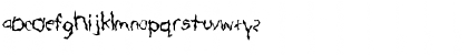 Download FZ WACKY 57 Normal Font Lowercase Preview