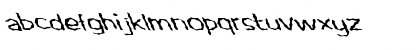Download FZ WACKY 60 LEFTY Normal Font Lowercase Preview