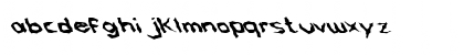 Download FZ WACKY 62 LEFTY Normal Font Lowercase Preview
